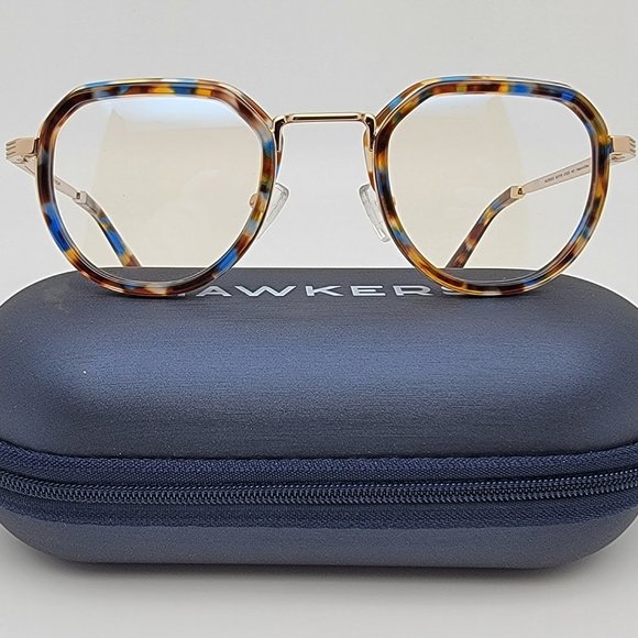 Hawkers Eyewear Tulip Cary Chignin Blue Light Blocking Glasses w/ Case 47-23-140 - Picture 1 of 16